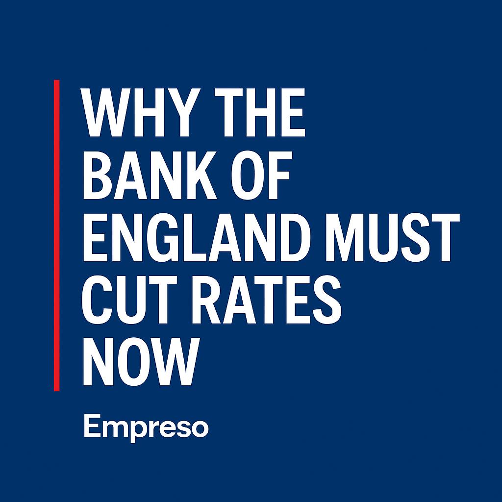 Britain Is Not America : Why the Bank of England Must Stop Shadowing the Fed and Cut Rates Now